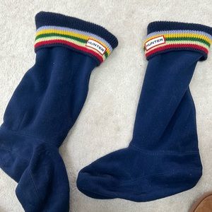 Kids hunter boot liners navy